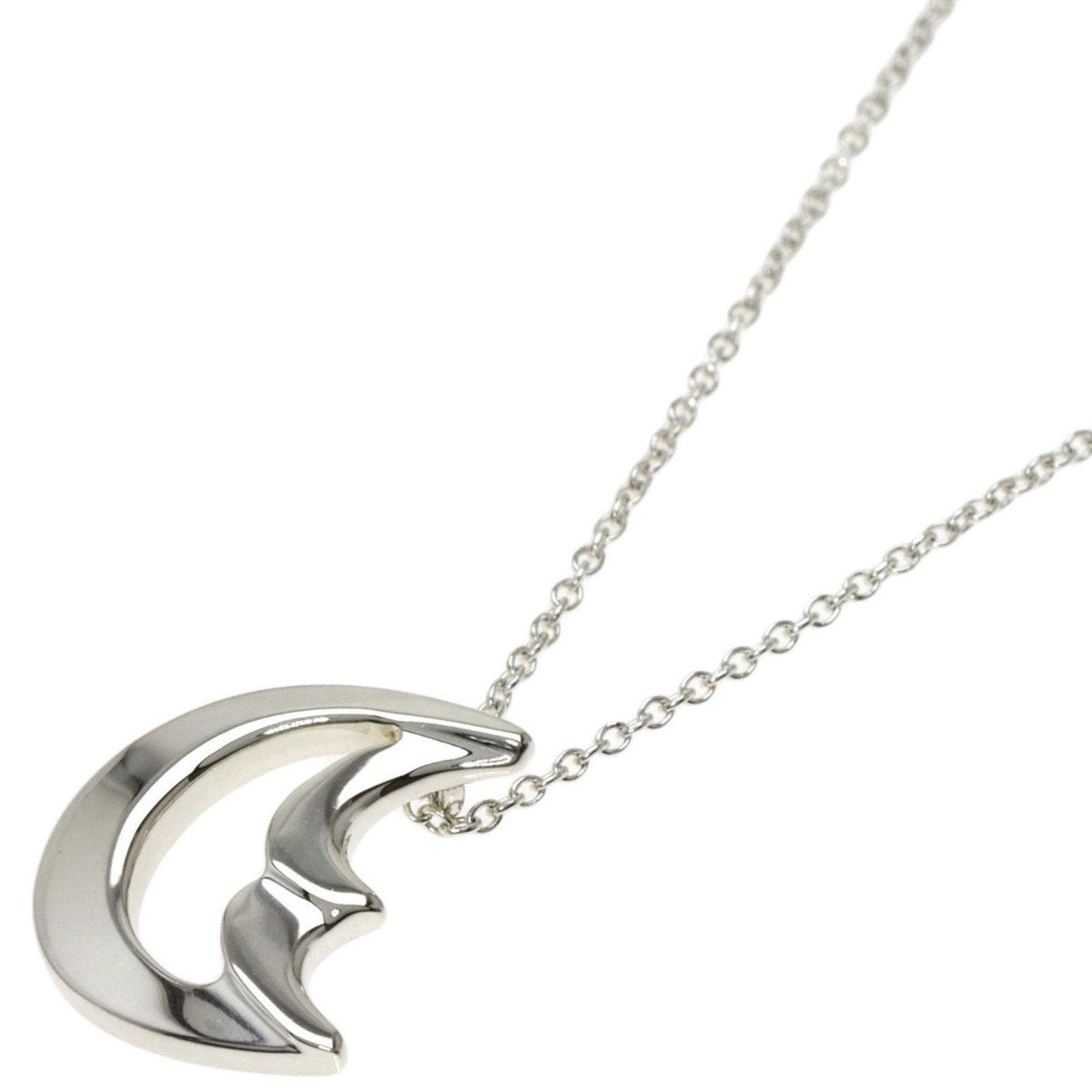 Tiffany crescent sale moon necklace