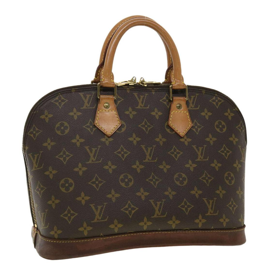 LOUIS VUITTON Monogram Alma Hand Bag M51130 LV: LOUIS VUITTON Monogram Alma Hand Bag M51130 LV Style: Hand Bag Material: Monogram Canvas Exterior Color: Monogram Bag Height: 9.4inch(Approx) / 24cm(Approx) Bag Depth: 6.7inch(Approx) / 17cm(Approx) B