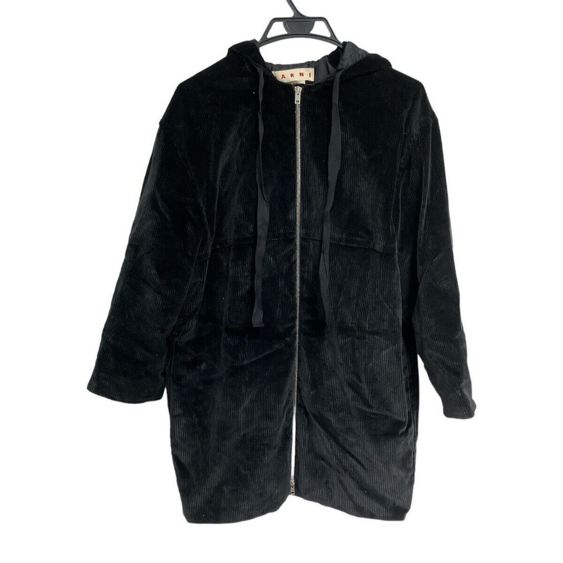 MARNI - Black Womens Coat: MARNI - Black Womens Coat Style: Coat Color: Black Outer Shell Material: Please see the photo of the quality tag Accessories: None Type: Coat Size: size : 36 (Approx US#5.5) C: Heavily Used The BIDHAU