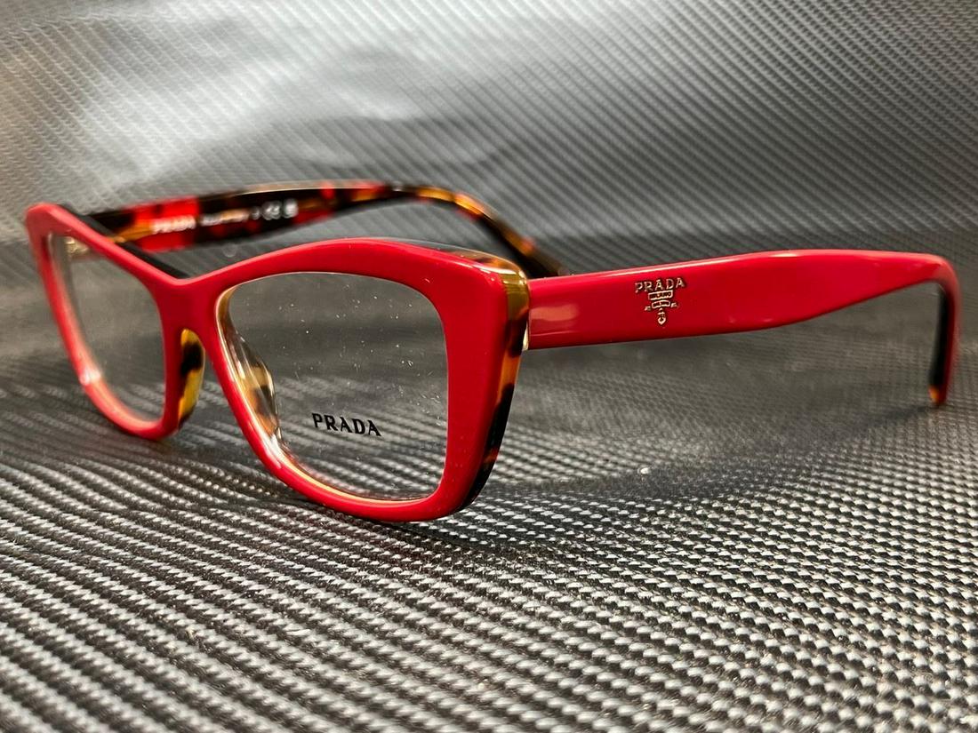 Prada red cheap eyeglass frames