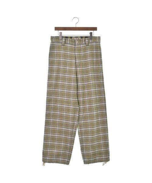 MARNI Pants (Other) YellowxWhitexBlack etc.(Check Pattern): MARNI Pants (Other) YellowxWhitexBlack etc.(Check Pattern) Size: 48(Approx. L) Size Type: Regular Type: Pants Inseam: 30 in Color: YellowxWhitexBlack etc.(Check Pattern) Fit: Regular Waist Size: 33 in