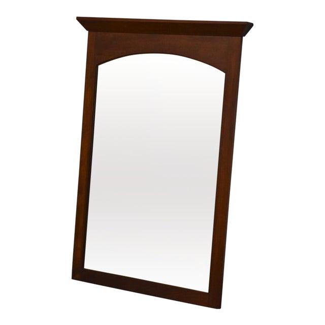 Ethan Allen American Impressions Cherry Mirror: Ethan Allen American Impressions Cherry Mirror A solid cherry Ethan Allen American Impressions shaker style wall or dresser mirror. Dimensions: 32.12"W x 2"D x 46"H Styles: Shaker Brand: Ethan Allen P