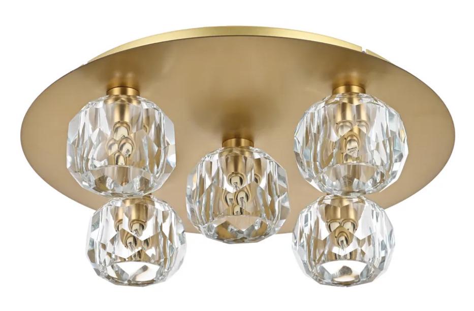 MODERN KITCHEN DINING ROOM CRYSTAL CHANDELIER FLUSH MOUNT LIGHTING FOYER 5 LIGHT: MODERN KITCHEN DINING ROOM CRYSTAL CHANDELIER FLUSH MOUNT LIGHTING FOYER 5 LIGHT Light Color: Clear Clear White Warm White White Safety Rating: ETL Power Source: Hardwired Custom Bundle: No Item Lengt