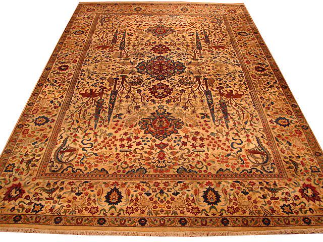 9 x 14 Hi Quality Fine weave Jaipour Indian Rug: 9 x 14 Hi Quality Fine weave Jaipour Indian Rug Free continental US Shipping Size in Feet: Width: 9 x Length: 14 Size in Inches: Width:108 in x Length: 168 in Colors: Ivory Beige Red Weave: 100% Handm