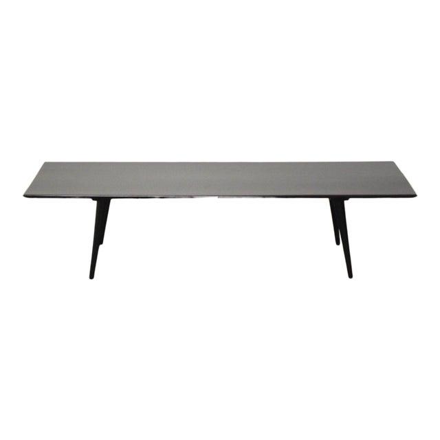 Paul McCobb Planner Group Black Coffee Table: Paul McCobb Planner Group Black Coffee Table A mid century modern black lacquer coffee table designed by Paul McCobb for Winchendon Furniture's "Planner Group" collection. 60" wide. 18.25" deep. 14.75