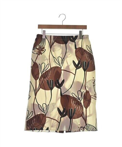 MARNI Long/Maxi Length Skirt BeigexBrownxBlack(Total pattern): MARNI Long/Maxi Length Skirt BeigexBrownxBlack(Total pattern) Style: Maxi Color: BeigexBrownxBlack(Total pattern) "Size (Women's): 44 (L rank) Size Type: Regular Type: Long maxi length skirt B: Reason
