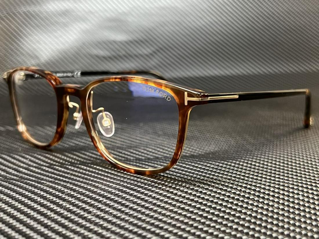 TOM FORD FT5594-D-B 056 Havana Round Mens Eyeglasses 52 mm: TOM FORD FT5594-D-B 056 Havana Round Mens Eyeglasses 52 mm Frame Color: Beige Style: Round Type: Bike Goggles New The BIDHAUS Guarantee: All items in this auction are guaranteed to be 100% authentic. 