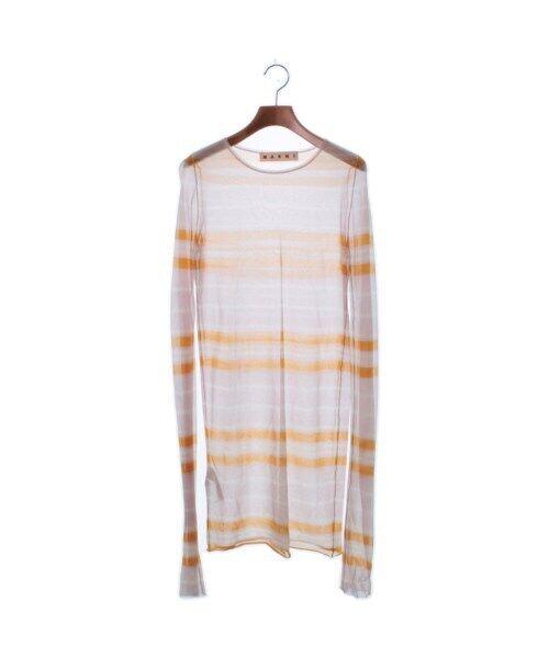 MARNI Knitwear/Sweater PinkxOrange(Border) 38(Approx. S): MARNI Knitwear/Sweater PinkxOrange(Border) 38(Approx. S) Style: Pullover Color: PinkxOrange(Border) Size: 38(Approx. S) "Size (Women's): 38 (S rank) Size Type: Regular Sleeve Length: Long Sleeve Type:
