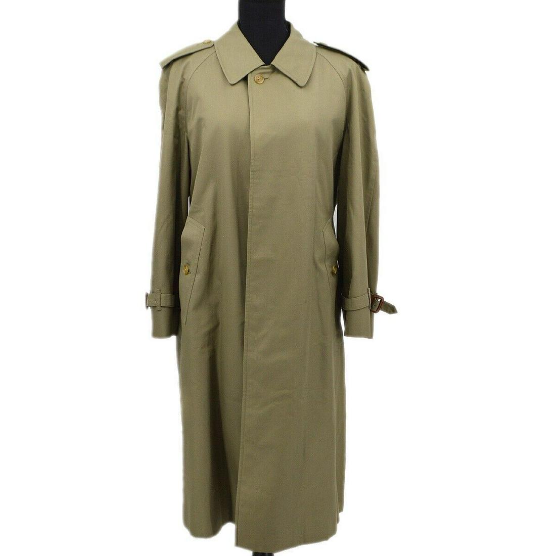 Burberrys Long #90-165 WR072-940-72 Sleeves Trench Coat Jacket: Burberrys Long #90-165 WR072-940-72 Sleeves Trench Coat Jacket Outer Shell Material: 55% Cotton 45% Polyester Closure: Button Occasion: Casual Size: #90-165 Color: Khaki Accents: Buttons Size Type: Re