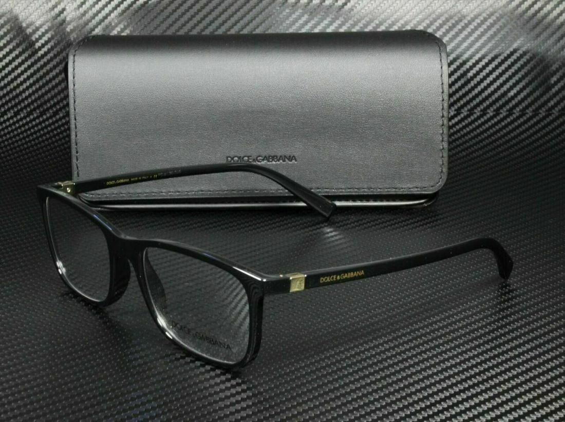 DOLCE & GABBANA DG5027 501 Black Rectangle Mens 55 mm Eyeglasses: DOLCE & GABBANA DG5027 501 Black Rectangle Mens 55 mm Eyeglasses Frame Color: Black Style: Rectangle Type: Eyeglasses New The BIDHAUS Guarantee: All items in this auction are guaranteed to be 100% aut