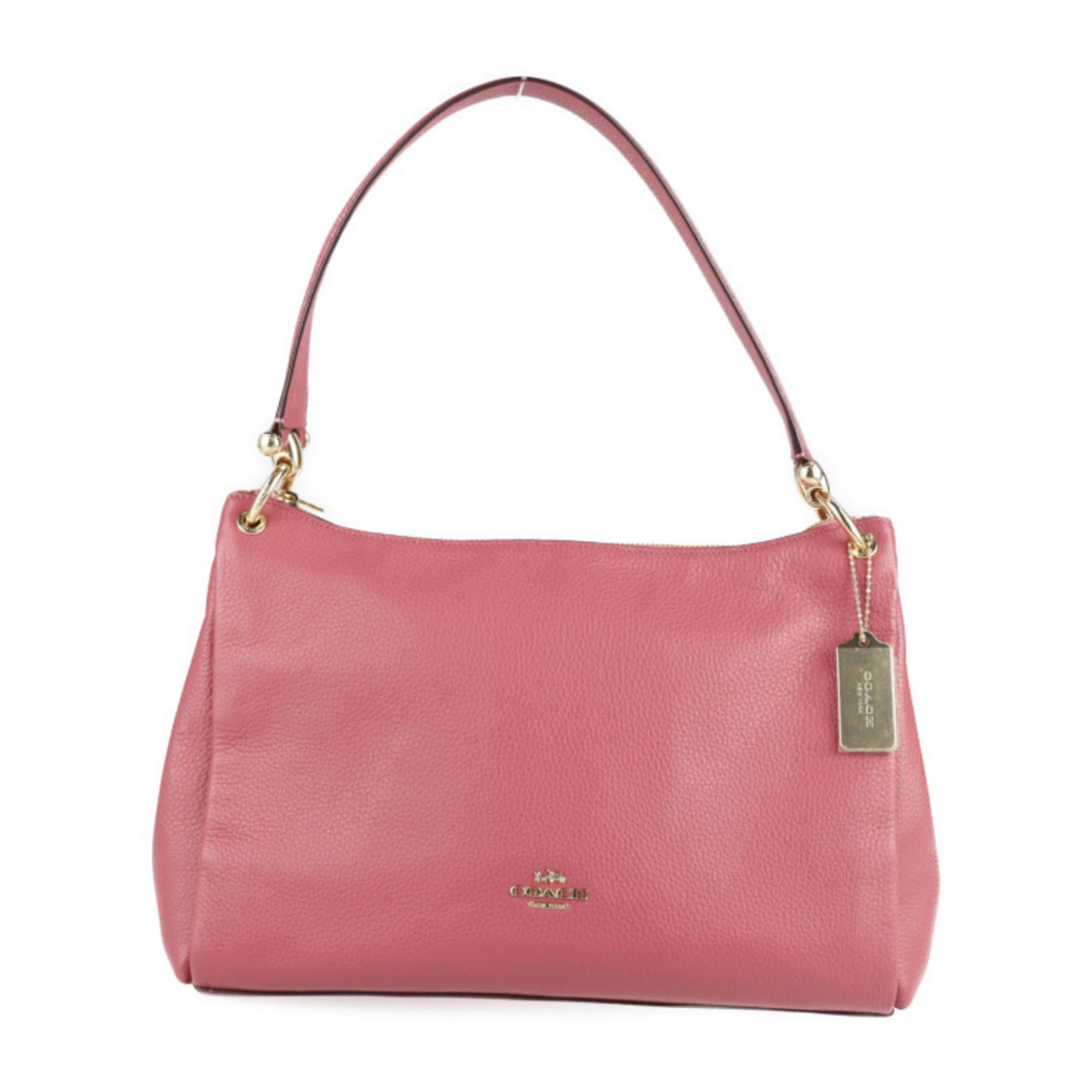 COACH coach shoulder bag F28966 leather Strawberry pink system gold metal fittings one 2WAY handbag: COACH coach shoulder bag F28966 leather Strawberry pink system gold metal fittings one 2WAY handbag Brand: Coach Model: F28966 Type: Handbag Shoulder bag Material: Leather Leather: Color: Pink Gender: