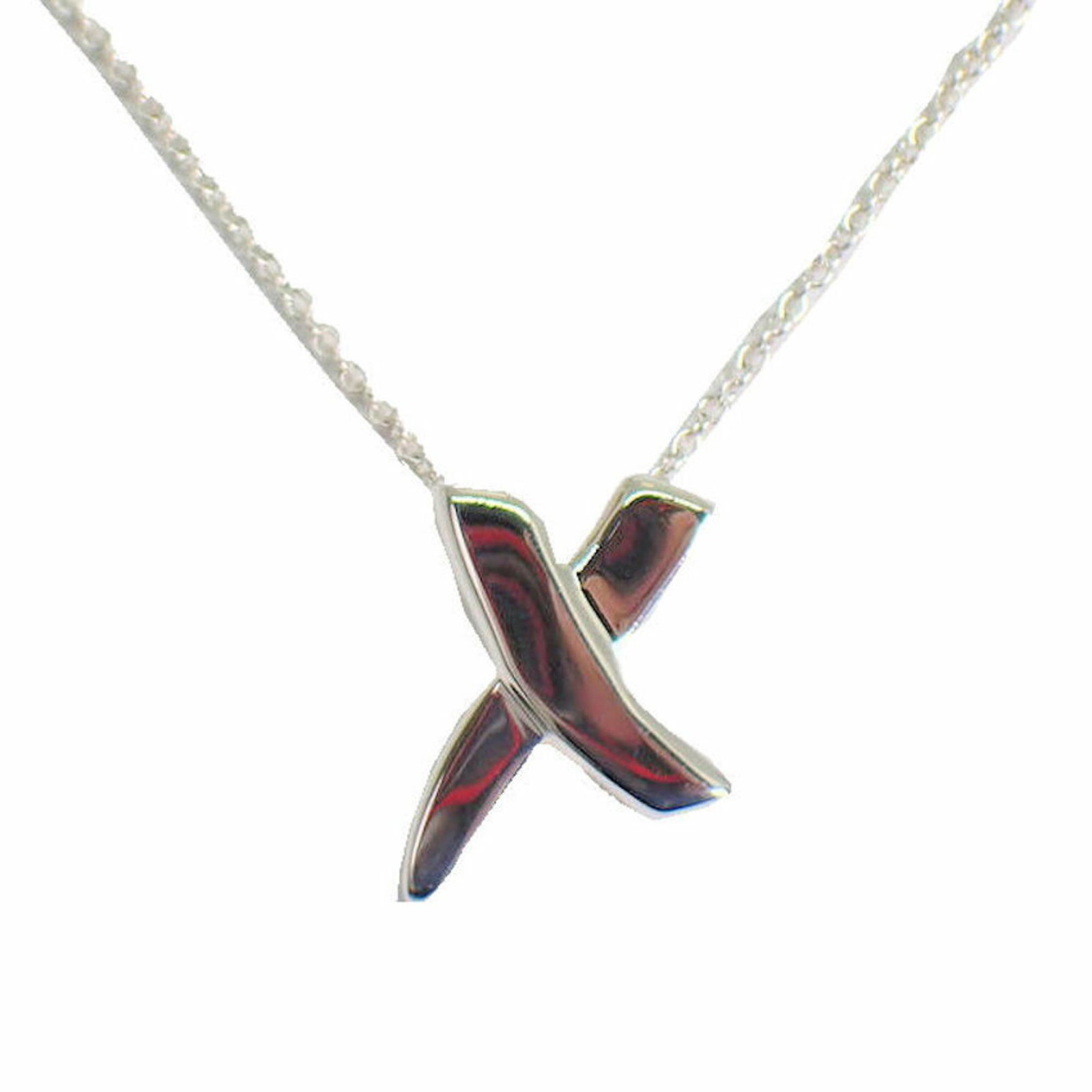 TIFFANY/Tiffany 925 Paloma Picasso kiss pendant/necklace: TIFFANY/Tiffany 925 Paloma Picasso kiss pendant/necklace Brand: Tiffany Necklace Type: Pendant necklace Pendant Type: Pendant Gender: Women Material: Sterling silver 925 Weight: 2.5g / 0.08oz. Neck Ci