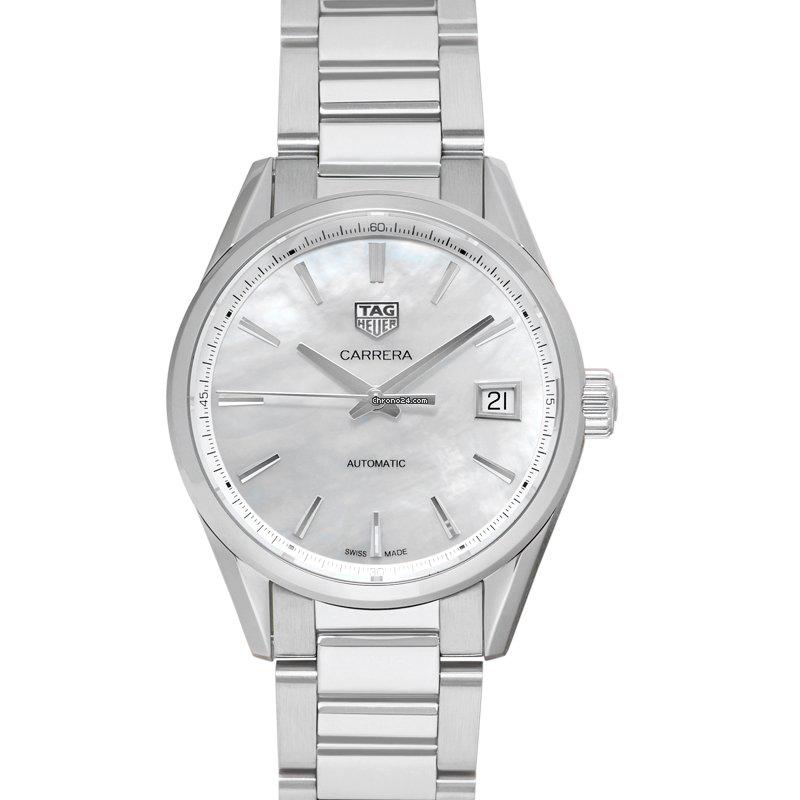 TAG Heuer Carrera Lady: TAG Heuer Carrera Lady Brand: TAG Heuer Model: Carrera Lady Dealer product code: 12036A Movement: Automatic Case material: Steel Bracelet material: Steel Year of production: Unknown Condition: New(Unw