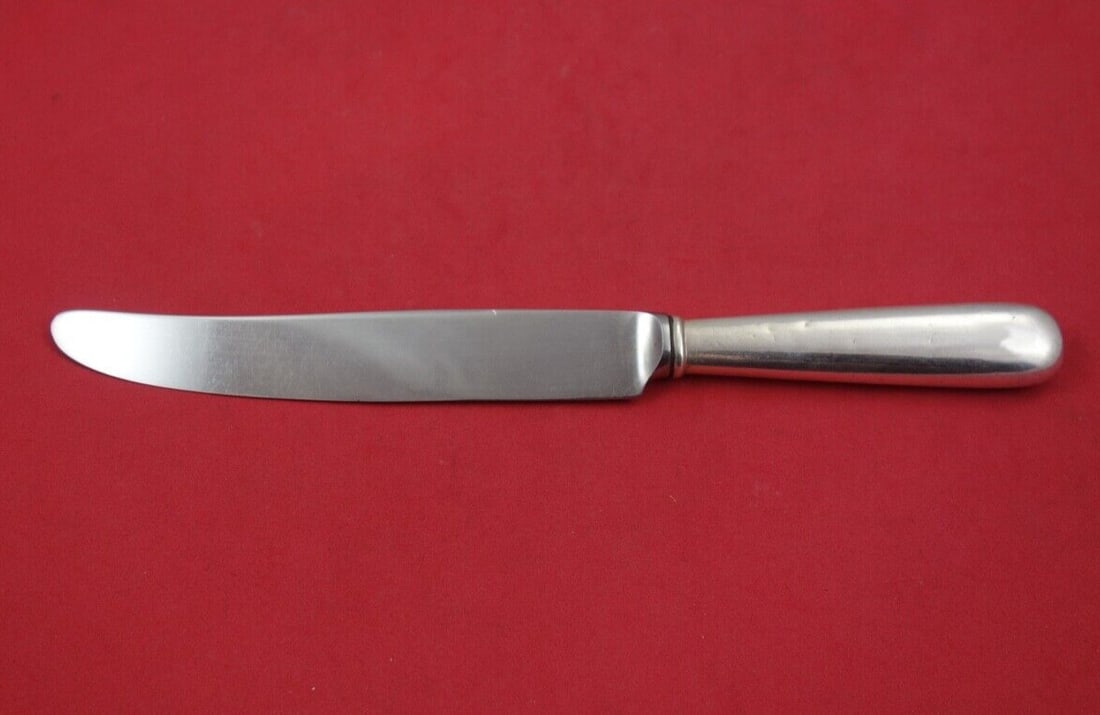Old English Antique by Reed Barton Dominick Haff Sterling Regular Knife 9": Old English Antique by Reed Barton Dominick Haff Sterling Regular Knife 9" Old english antique by reed & barton dominick & haffsterling silver hollow handle with stainless implement regular knife fren
