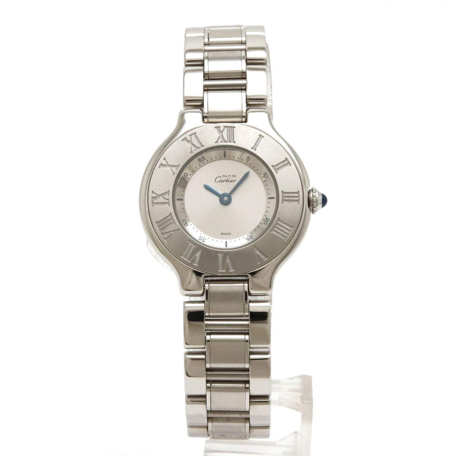 Watch Cartier Must 21 Vantian SM SS Silver Dial Women's Quartz Wristwatch W10109T2: Watch Cartier Must 21 Vantian SM SS Silver Dial Women's Quartz Wristwatch W10109T2 Brand: Cartier Line: Must 21 Type: Wristwatch Gender: Women Material (Case): Stainless steel Material (Band): Stainle