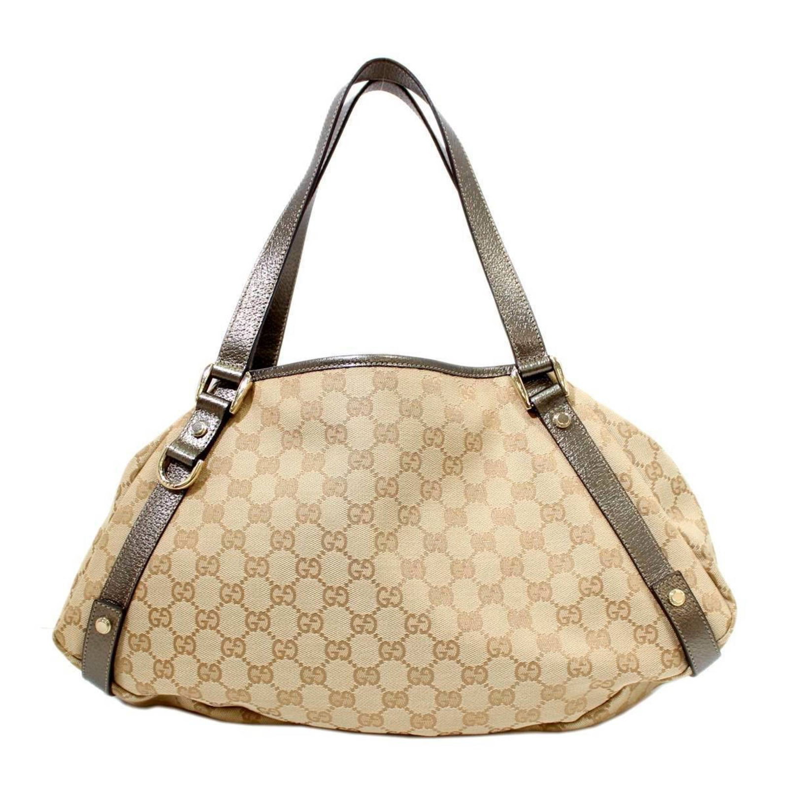 GUCCI Gucci GG canvas shoulder bag tote: GUCCI Gucci GG canvas shoulder bag tote Brand: Gucci Line: GG Canvas Type: Shoulder bag Tote bag Material: GG canvas GG canvas: Color: Bronze Khaki Outer Pocket: Zipper pocket Zipper pocket: Size (HxW