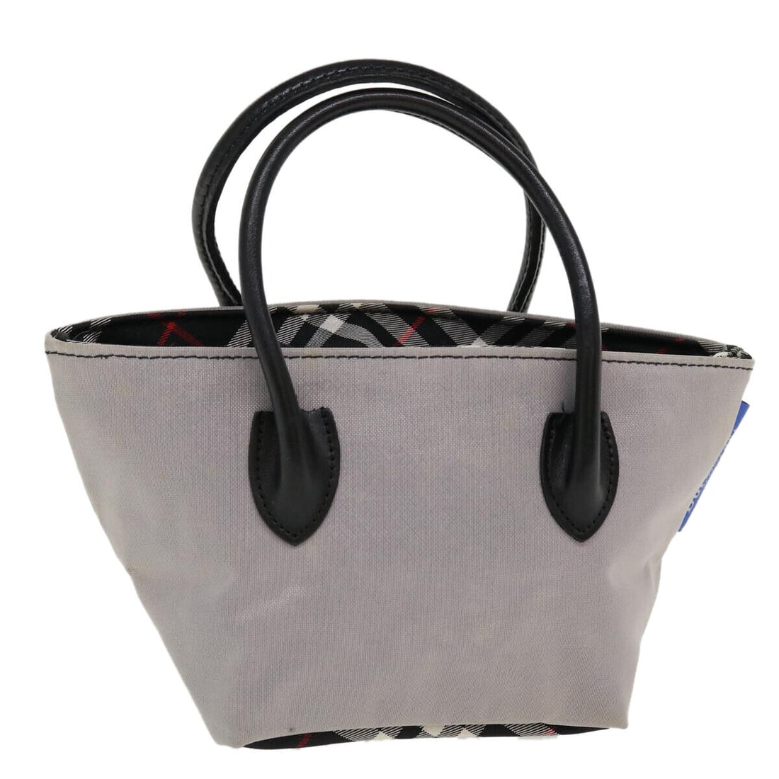 Burberrys Hand Bag Nylon Gray: Burberrys Hand Bag Nylon Gray Style: Hand Bag Material: Nylon Exterior Color: Gray Bag Height: 4.1inch(Approx) / 10.5cm(Approx) Bag Depth: 3.9inch(Approx) / 10cm(Approx) Bag Length: 4.3inch(Approx) /