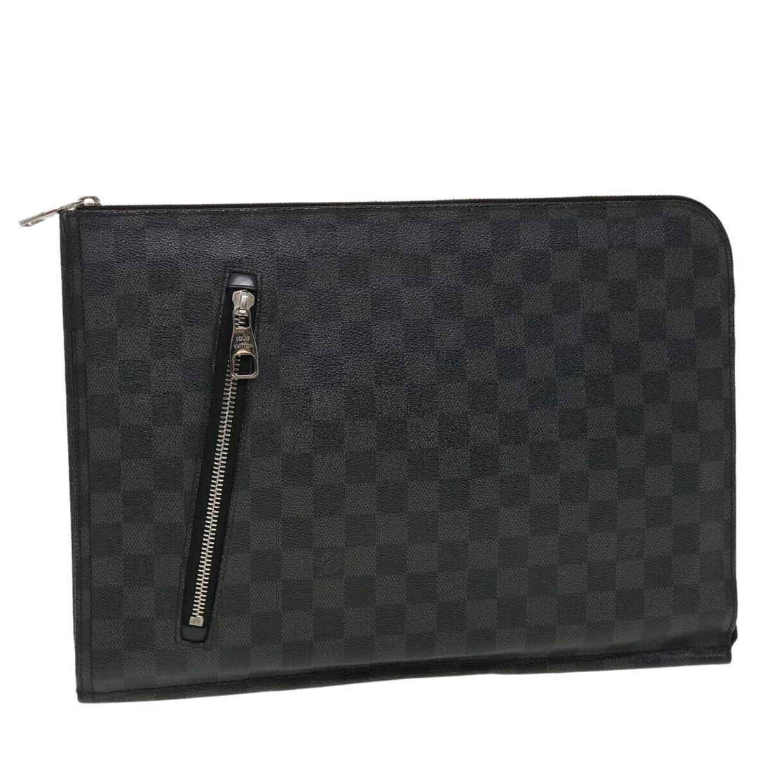 LOUIS VUITTON Damier Graphite Posh Documents Briefcase N48247 LV: LOUIS VUITTON Damier Graphite Posh Documents Briefcase N48247 LV Style: Briefcase Material: Damier Graphite Canvas Exterior Color: Damier Graphite Bag Height: 10.2inch(Approx) / 26cm(Approx) Bag Lengt