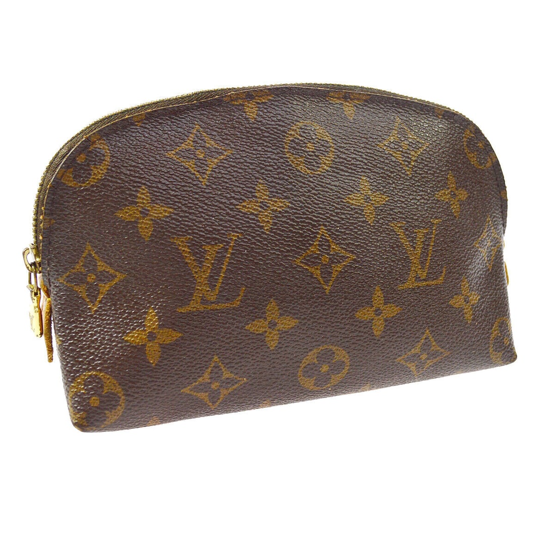 LOUIS VUITTON POCHETTE COSMETIC POUCH PURSE MONOGRAM M47515 CA0060 AUTH: LOUIS VUITTON POCHETTE COSMETIC POUCH PURSE MONOGRAM M47515 CA0060 AUTH Size: Small Accents: Logo Style: Cosmetic Pouch Bag Height: 5 in Product Line: POCHETTE COSMETIC POUCH Exterior Material: Monogr