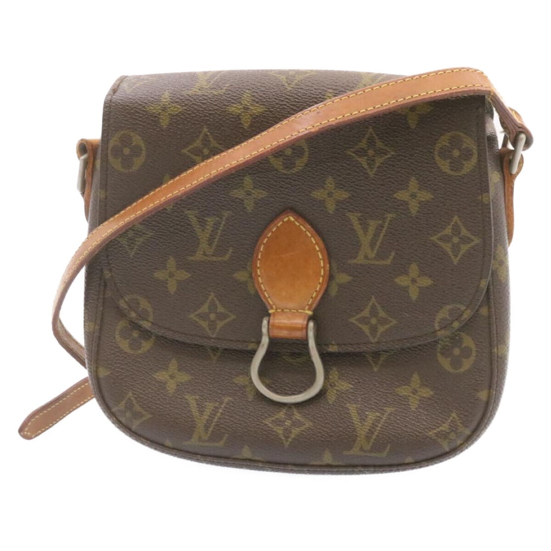 LOUIS VUITTON Monogram Saint Cloud MM Shoulder Bag M51243 LV: LOUIS VUITTON Monogram Saint Cloud MM Shoulder Bag M51243 LV Style: Shoulder Bag Material: Monogram Canvas Exterior Color: Monogram Bag Height: 6.3inch(Approx) / 16cm(Approx) Bag Depth: 2.0inch(Approx