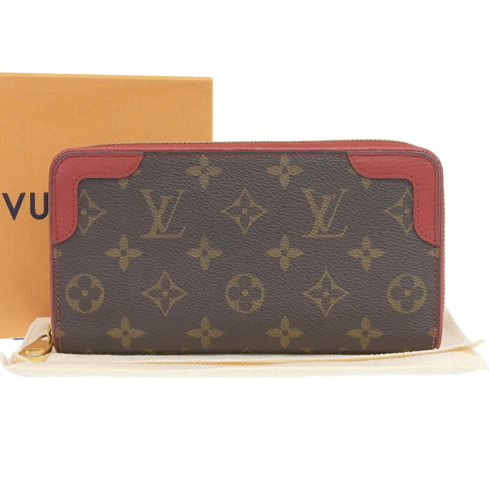 Louis Vuitton LOUIS VUITTON Monogram Retiro Zippy Round Long Wallet M61854: Louis Vuitton LOUIS VUITTON Monogram Retiro Zippy Round Long Wallet M61854 Brand: Louis Vuitton Line: Monogram Model: M61854 Type: Long wallet (bi-fold) Gender: Women Material: Monogram Monogram: Colo