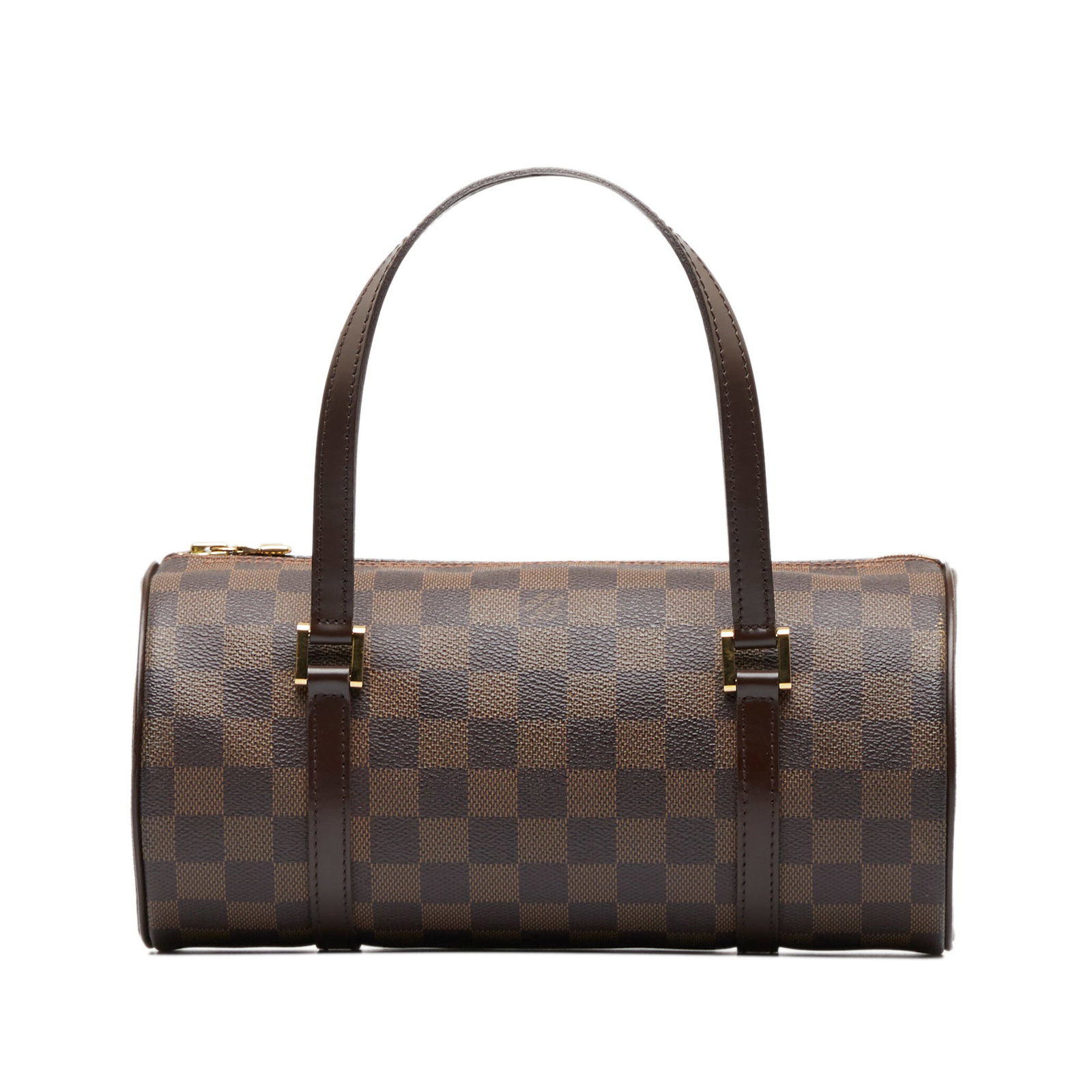 Louis Vuitton Damier Ebene Papillon 26: Louis Vuitton Damier Ebene Papillon 26 The Papillon 26 features a damier ebene canvas body flat leather handles and a top zip closure. Brand: Louis Vuitton Model: Damier Ebene Papillon 26 Origin: Fran
