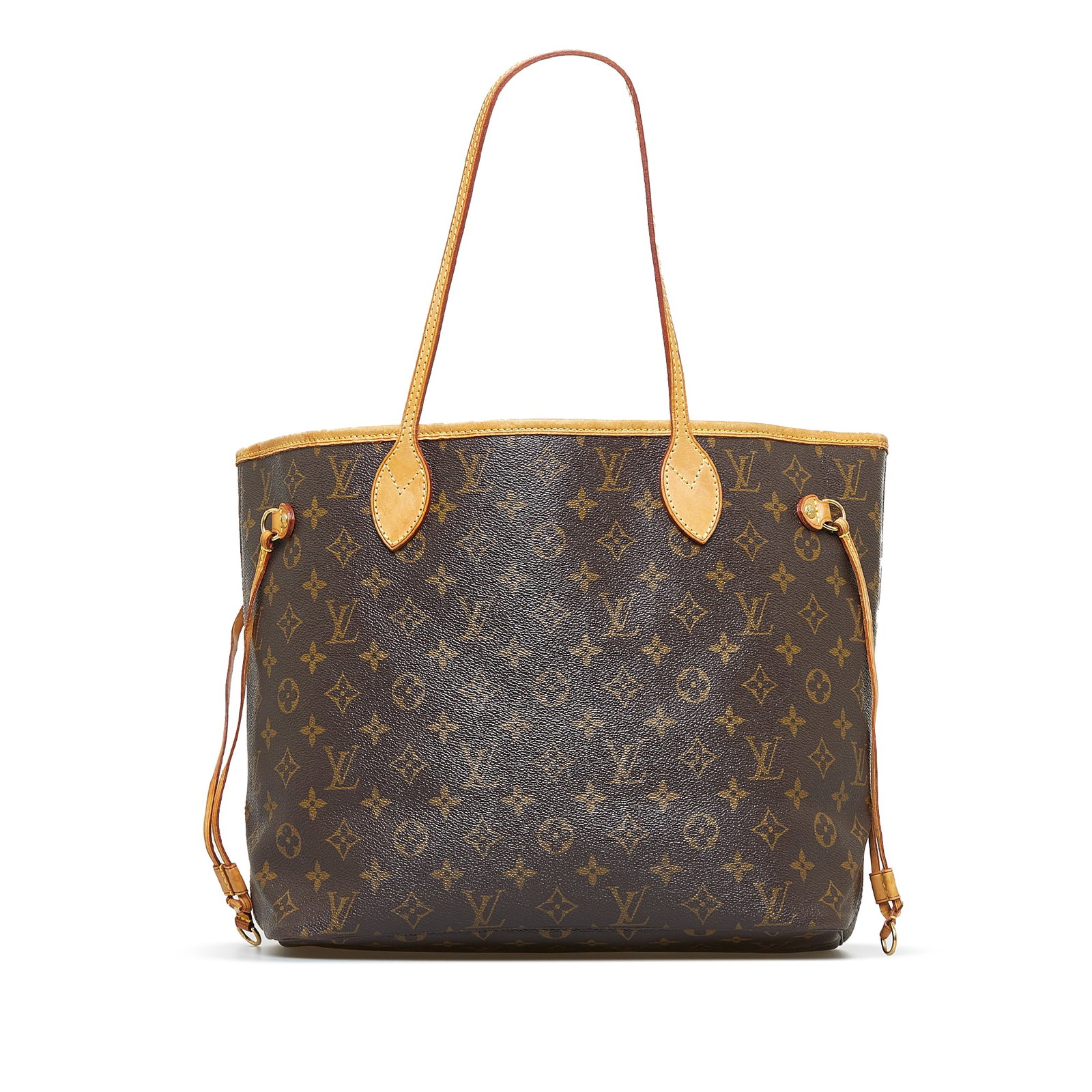Louis Vuitton Monogram Neverfull MM: Louis Vuitton Monogram Neverfull MM The Neverfull MM features a monogram canvas body flat leather handles an open top with lobster claw clasp closure and an interior zip pocket. Brand: Louis Vuitton M