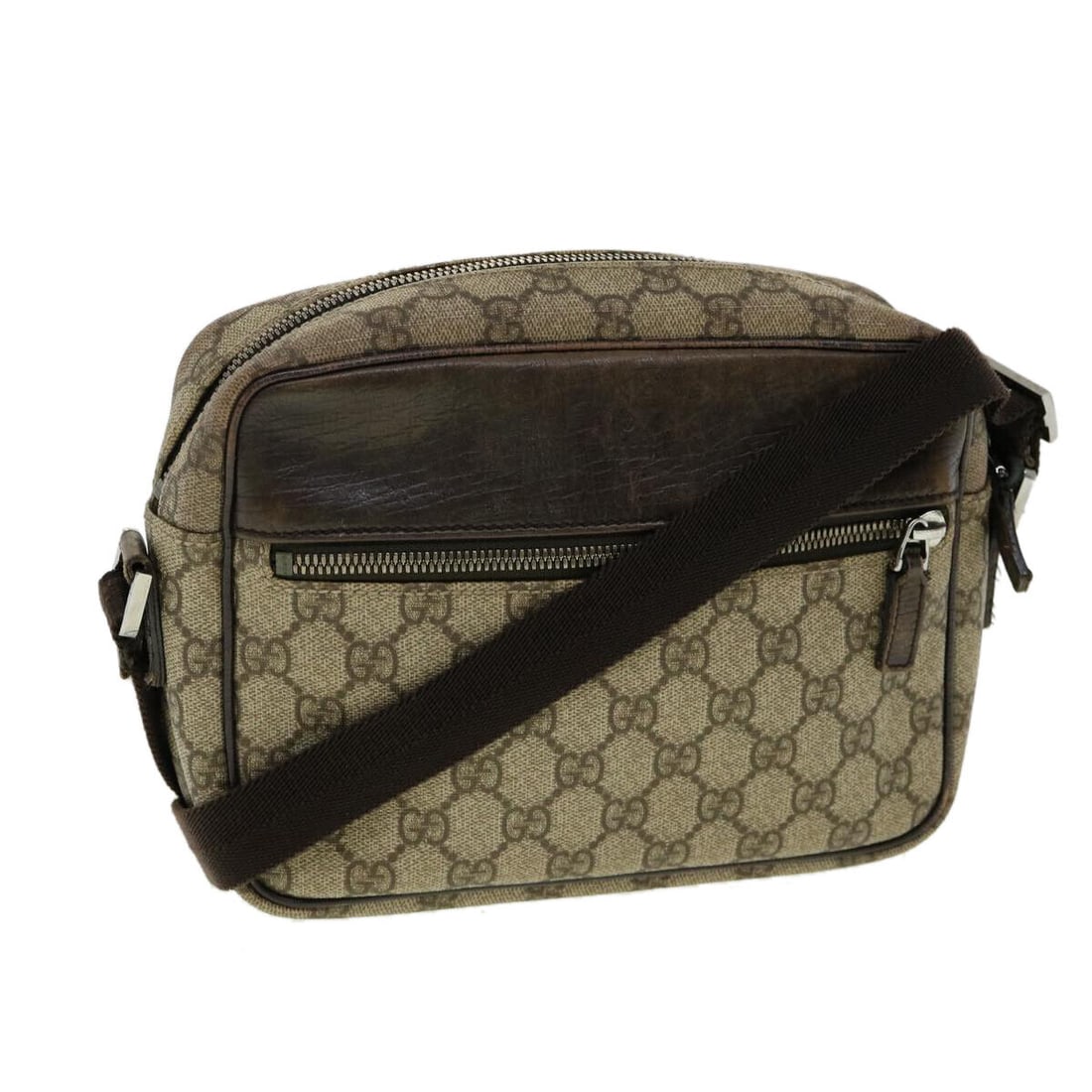GUCCI GG Canvas Shoulder Bag PVC Leather Beige: GUCCI GG Canvas Shoulder Bag PVC Leather Beige Style: Shoulder Bag Material: PVC Leather Exterior Color: Beige Bag Height: 6.3inch(Approx) / 16cm(Approx) Bag Depth: 2.4inch(Approx) / 6cm(Approx) Bag L