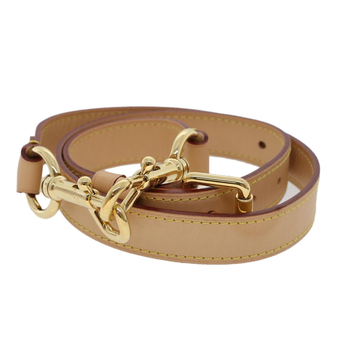 LOUIS VUITTON Shoulder Strap Leather 29.5""-33.5"" Beige LV: LOUIS VUITTON Shoulder Strap Leather 29.5""-33.5"" Beige LV Style: Shoulder Strap Material: Leather Color: Beige Bag Length: 1.0inch(Approx) / 2.5cm(Approx) Type: Shoulder Strap Exterior Material: Lea