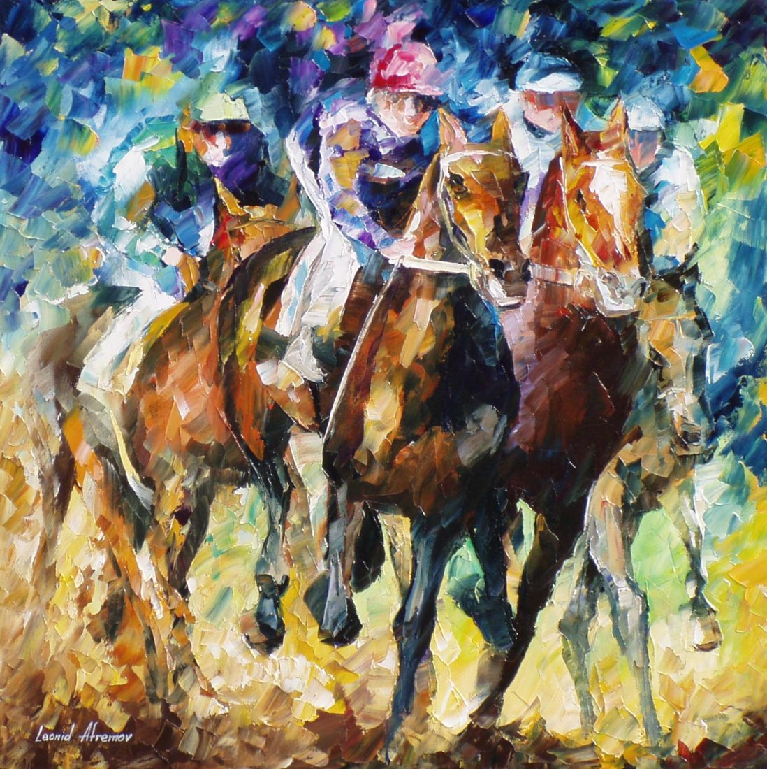 Native-Raiser - Limited Edition 1/25 by Leonid Afremov: Native-Raiser - Limited Edition 1/25 by Leonid AfremovThis is a limited edition giclee hand-painted by Leonid Afremov. This is the first giclee of a small edition of 25 paintings. The rest of the edit