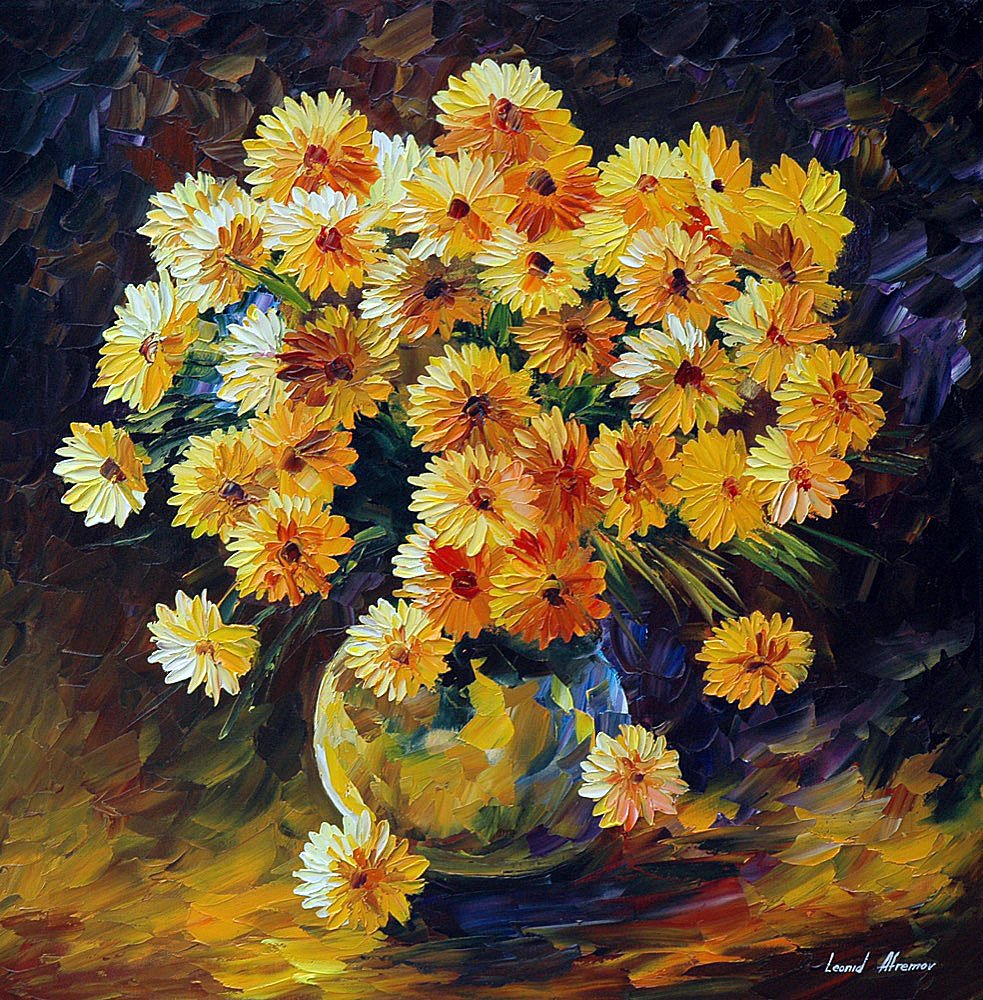 Melody Of Beauty - Limited Edition 1/25 by Leonid Afremov: Melody Of Beauty - Limited Edition 1/25 by Leonid AfremovThis is a limited edition giclee hand-painted by Leonid Afremov. This is the first giclee of a small edition of 25 paintings. The rest of the e