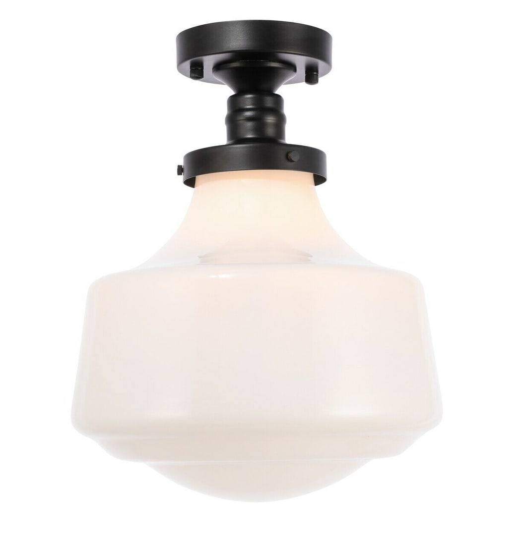 FROSTED WHITE GLASS SHADE BEDROOM BATHROOM HALLWAY KITCHEN FLUSH MOUNT LIGHTING: FROSTED WHITE GLASS SHADE BEDROOM BATHROOM HALLWAY KITCHEN FLUSH MOUNT LIGHTING Cord Color: Multicolor Number Of Lights: 1 Style: Modern Item Height: 14" Item Width: 11" Assembly Required: Yes Sensor