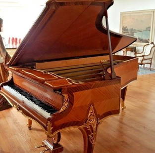 Francois Linke Cased Erard French Grand Piano 1901-1910 Mounted Bronze Ormolu: Francois Linke Cased Erard French Grand Piano 1901-1910 Mounted Bronze Ormolu Pre-Owned PLEASE NOTE: LOCAL PICK UP IS NOT AN OPTION AND ALL ITEMS IN THIS AUCTION MUST BE SHIPPED. We offer Free Shippin