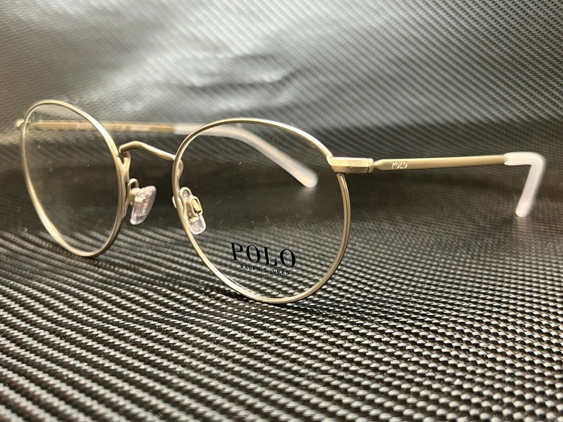 RALPH LAUREN POLO PH1179 9326 Brushed Silver Round Metal Mens 48 mm Eyeglasses: RALPH LAUREN POLO PH1179 9326 Brushed Silver Round Metal Mens 48 mm Eyeglasses Style: Round Type: Eyeglasses Frame Color: Silver New The BIDHAUS Guarantee: All items in this auction are guaranteed to