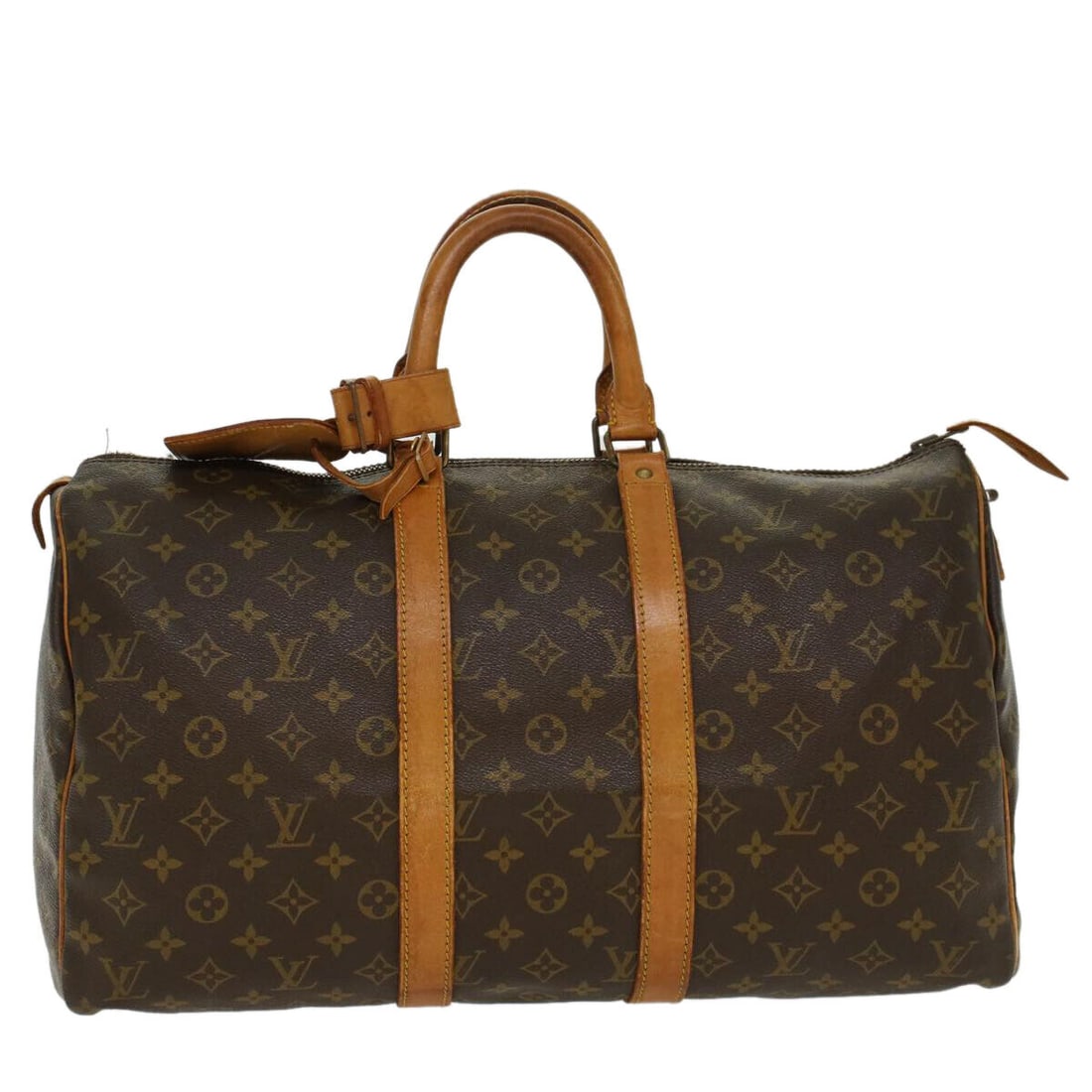 LOUIS VUITTON Monogram Keepall 45 Boston Bag M41428 LV: LOUIS VUITTON Monogram Keepall 45 Boston Bag M41428 LV Style: Boston Bag Material: Monogram Canvas Exterior Color: Monogram Bag Height: 9.8inch(Approx) / 25cm(Approx) Bag Depth: 7.9inch(Approx) / 20cm