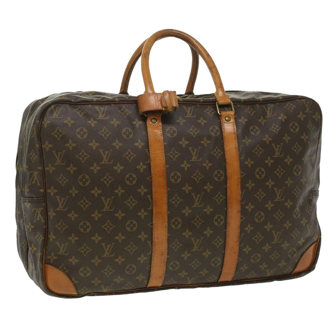LOUIS VUITTON Monogram Sac 54 Earl Boston Bag M41383 LV: LOUIS VUITTON Monogram Sac 54 Earl Boston Bag M41383 LV Style: Boston Bag Material: Monogram Canvas Exterior Color: Monogram Bag Height: 13.8inch(Approx) / 35cm(Approx) Bag Depth: 6.7inch(Approx) / 17