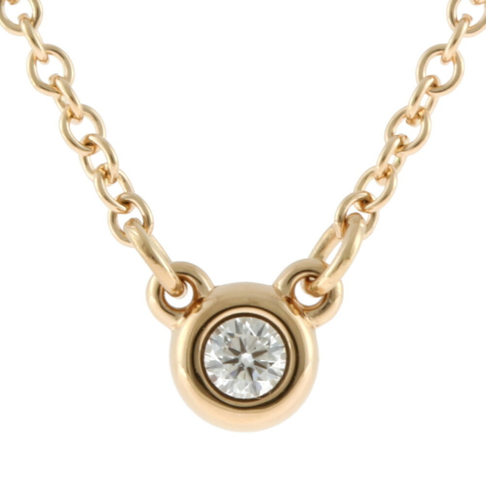 TIFFANY & Co. Tiffany K18PG Necklace By The Yard Diamond One Pink Gold Ladies 18K K18 Accessory: TIFFANY & Co. Tiffany K18PG Necklace By The Yard Diamond One Pink Gold Ladies 18K K18 Accessory Brand: Tiffany Country of Origin: Spain Necklace Type: Necklace Gender: Women Material: Pink gold (18K) 
