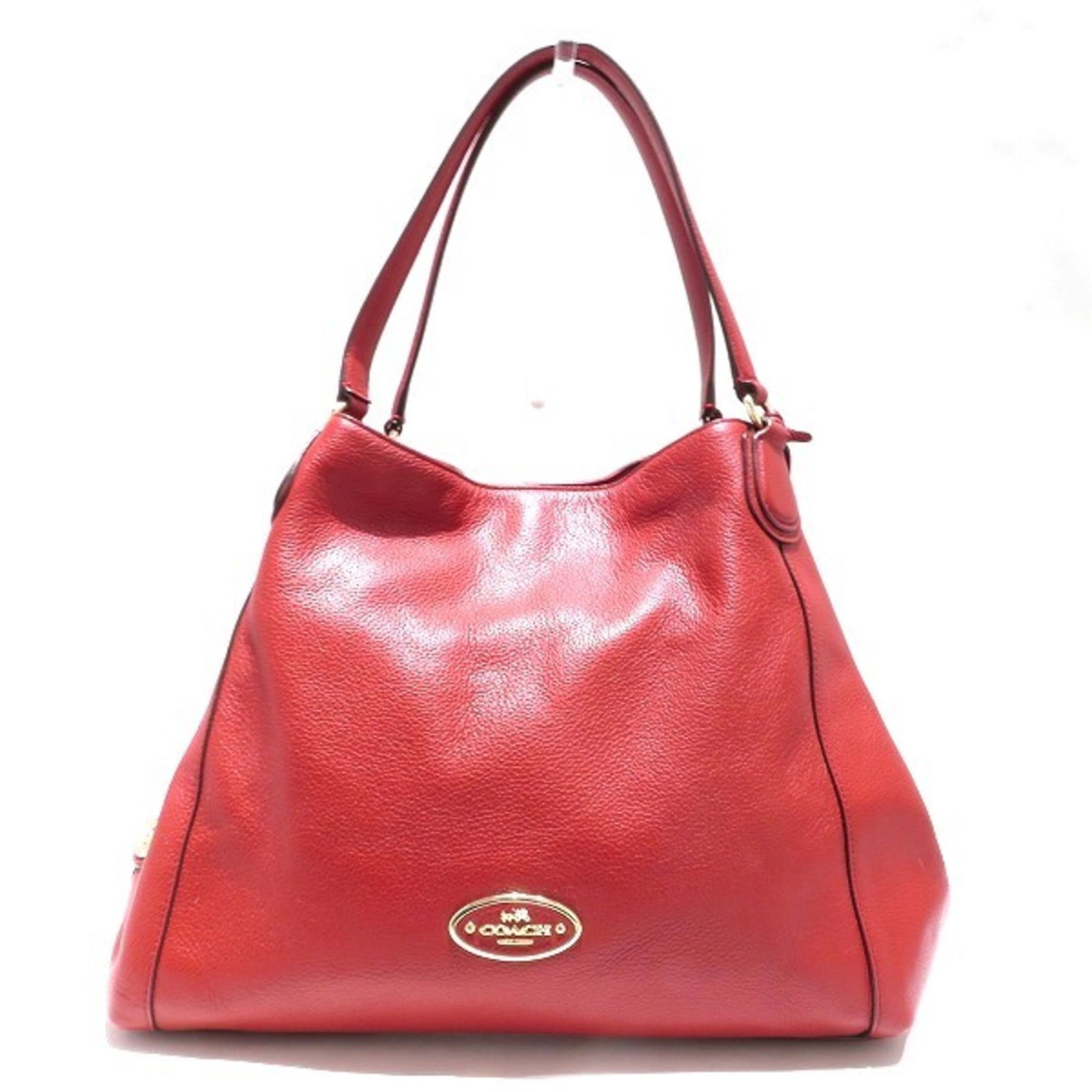 Coach COACH Edie 31 33547 bag tote shoulder ladies: Coach COACH Edie 31 33547 bag tote shoulder ladies Brand: Coach Model: 33547 Type: Shoulder bag Tote bag Material: Leather Leather: Color: Red color Gender: Women Size (HxWxD): 28cm x 34cm x 12cm / 11