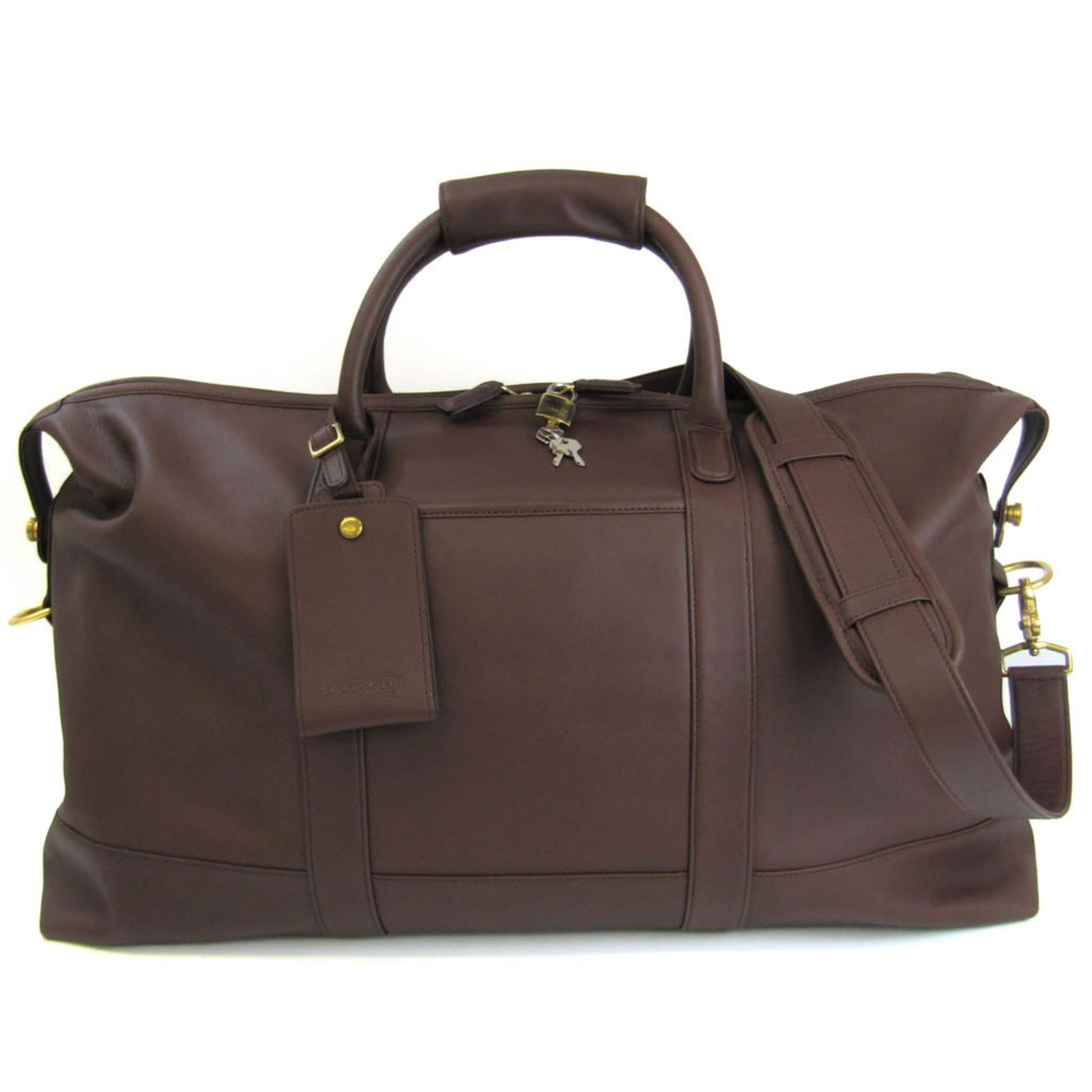 Coach Old Coach 0502 Men's Leather Boston Bag Shoulder Bag Brown: Coach Old Coach 0502 Men's Leather Boston Bag Shoulder Bag Brown Brand: Coach Model: old coach 0502 Country of Origin: China Type: Boston bag Shoulder bag Material: Leather Leather: Color: Brown Gende