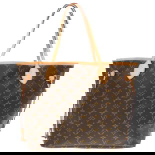 Louis Vuitton Monogram Neverfull MM M40156 Tote Bag LV 0073 LOUIS VUITTON: Louis Vuitton Monogram Neverfull MM M40156 Tote Bag LV 0073 LOUIS VUITTON Brand: Louis Vuitton Line: Monogram Country of Origin: France Type: Tote bag Material: Monogram Monogram: Color: Brown Hardwar