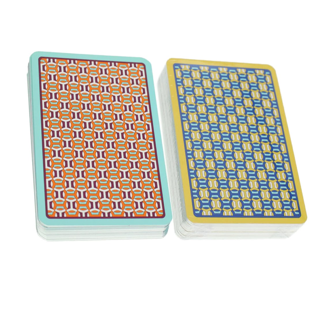 HERMES Playing Cards 2Set Green Yellow: HERMES Playing Cards 2Set Green Yellow Style: Playing Cards Material: Paper Color: Green / Yellow Type: Playing Cards Exterior Material: Paper B: Reasonable Wear and Tear The BIDHAUS Guarantee: All it