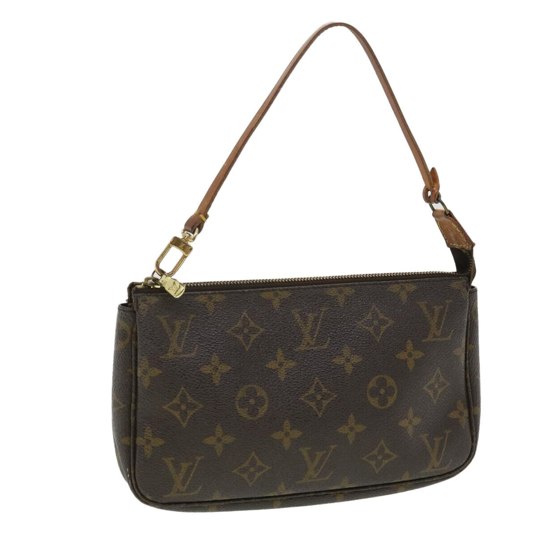 LOUIS VUITTON Monogram Pochette Accessoires Pouch L072 LV: LOUIS VUITTON Monogram Pochette Accessoires Pouch L072 LV Style: Pouch Material: Monogram Canvas Exterior Color: Monogram Bag Height: 5.1inch(Approx) / 13cm(Approx) Bag Depth: 1.2inch(Approx) / 3cm(Ap