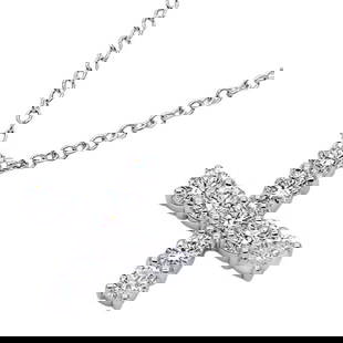 Harry Winston HARRY WINSTON Necklace Ladies Pt950 Diamond Symbols Cross Platinum PEDPREMCRMC: Harry Winston HARRY WINSTON Necklace Ladies Pt950 Diamond Symbols Cross Platinum PEDPREMCRMC Polished Brand: Harry Winston Necklace Type: Necklace Gender: Women Material: Platinum 950 Stone: Diamond W