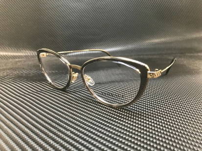 VERSACE VE1244 1399 Pale Gold Grey Cat Eye Womens 53 mm Eyeglasses: VERSACE VE1244 1399 Pale Gold Grey Cat Eye Womens 53 mm Eyeglasses Style: Cat Eye Temple Length: 140 mm Lens Socket Width: 53 mm Theme: Metal Type: Eyeglasses Features: Full Rim Year Manufactured: 202