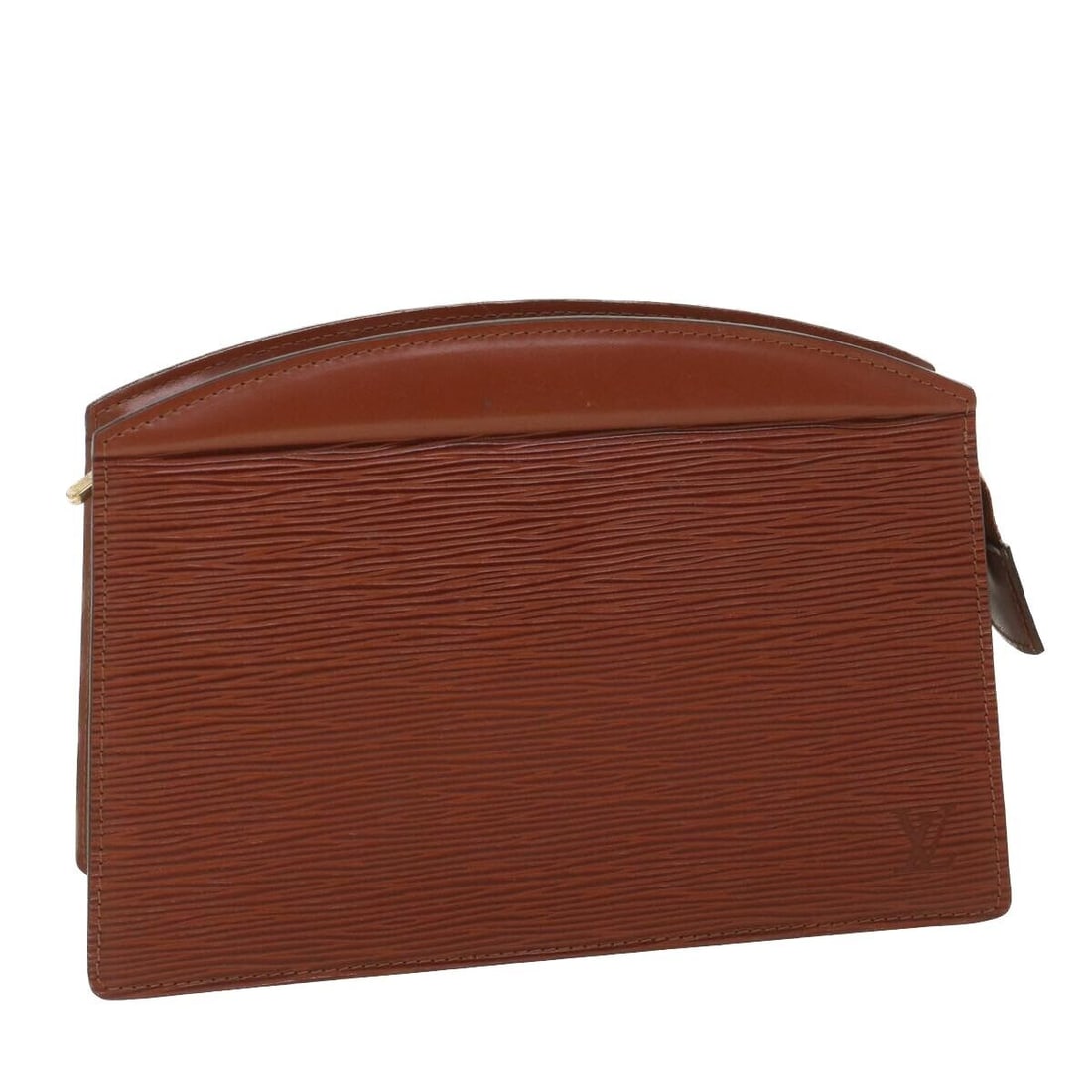 LOUIS VUITTON Epi Trousse Crete Pouch Brown M48403 LV: LOUIS VUITTON Epi Trousse Crete Pouch Brown M48403 LV Style: Pouch Material: Epi Leather Exterior Color: Brown Bag Height: 7.5inch(Approx) / 19cm(Approx) Bag Depth: 2.4inch(Approx) / 6cm(Approx) Bag L