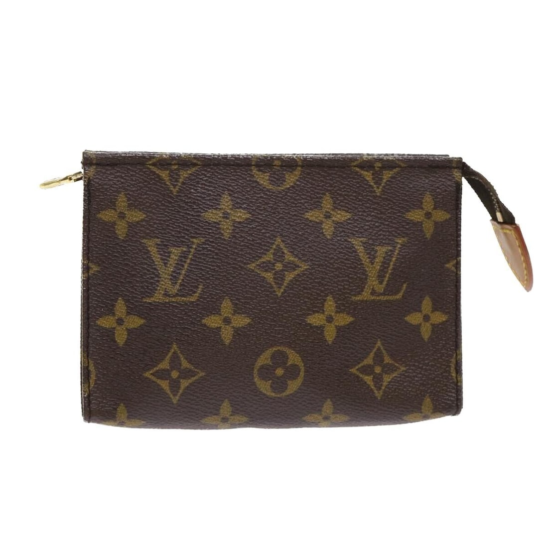 LOUIS VUITTON Monogram Poche Toilette 15 Pouch M47546 LV: LOUIS VUITTON Monogram Poche Toilette 15 Pouch M47546 LV Style: Pouch Material: Monogram Canvas Exterior Color: Monogram Bag Height: 3.9inch(Approx) / 10cm(Approx) Bag Depth: 1.6inch(Approx) / 4cm(App