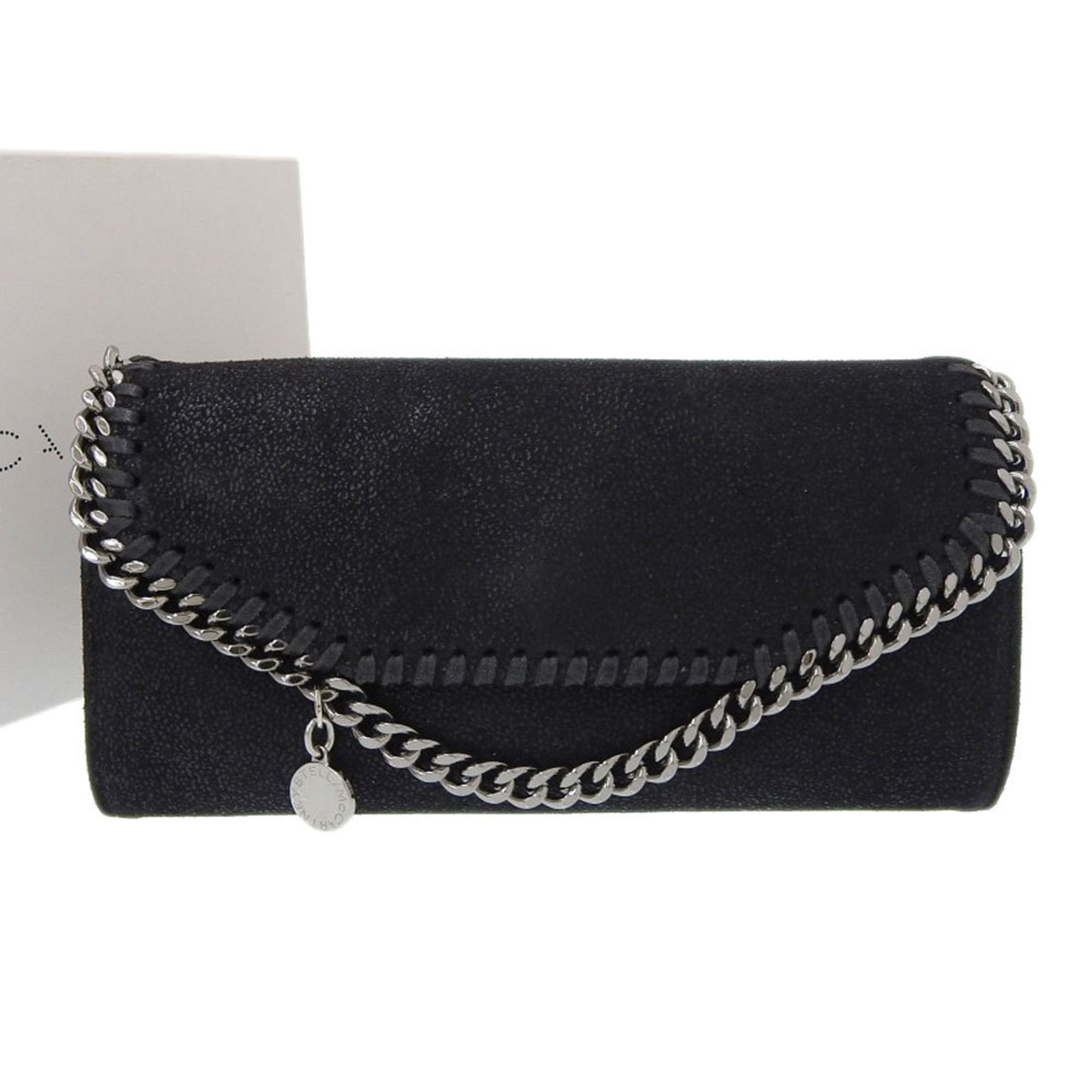 Stella McCartney STELLA MCCARTNEY Ferrabella Continental Wallet Hook Attached Long 391835: Stella McCartney STELLA MCCARTNEY Ferrabella Continental Wallet Hook Attached Long 391835 Brand: Stella McCartney Type: Coin purse/coin case Gender: Women Material: Leather Leather: Color: Black Size