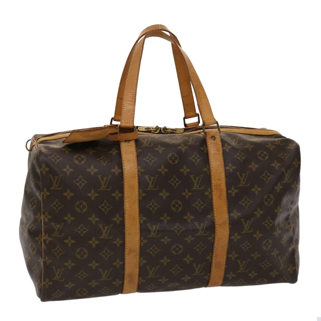 LOUIS VUITTON Monogram Sac Souple 45 Boston Bag M41624 LV: LOUIS VUITTON Monogram Sac Souple 45 Boston Bag M41624 LV Style: Boston Bag Material: Monogram Canvas Exterior Color: Monogram Bag Height: 10.2inch(Approx) / 26cm(Approx) Bag Depth: 8.3inch(Approx) / 