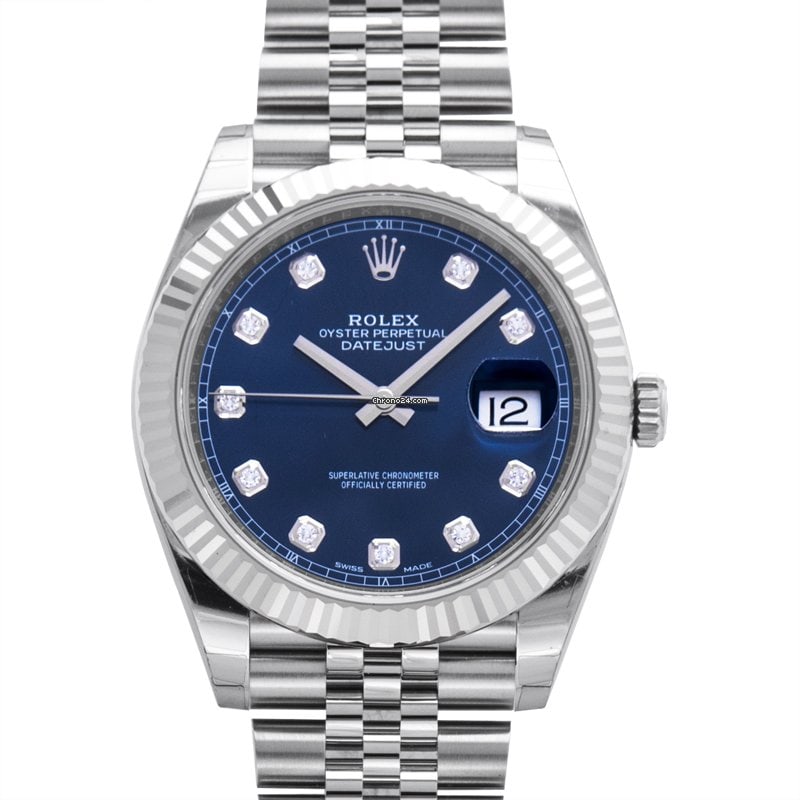 Rolex Datejust 41: Rolex Datejust 41 Brand: Rolex Model: Datejust 41 Dealer product code: 2422A Movement: Automatic Case material: White gold Bracelet material: Steel Year of production: Unknown Condition: New(Unworn wi