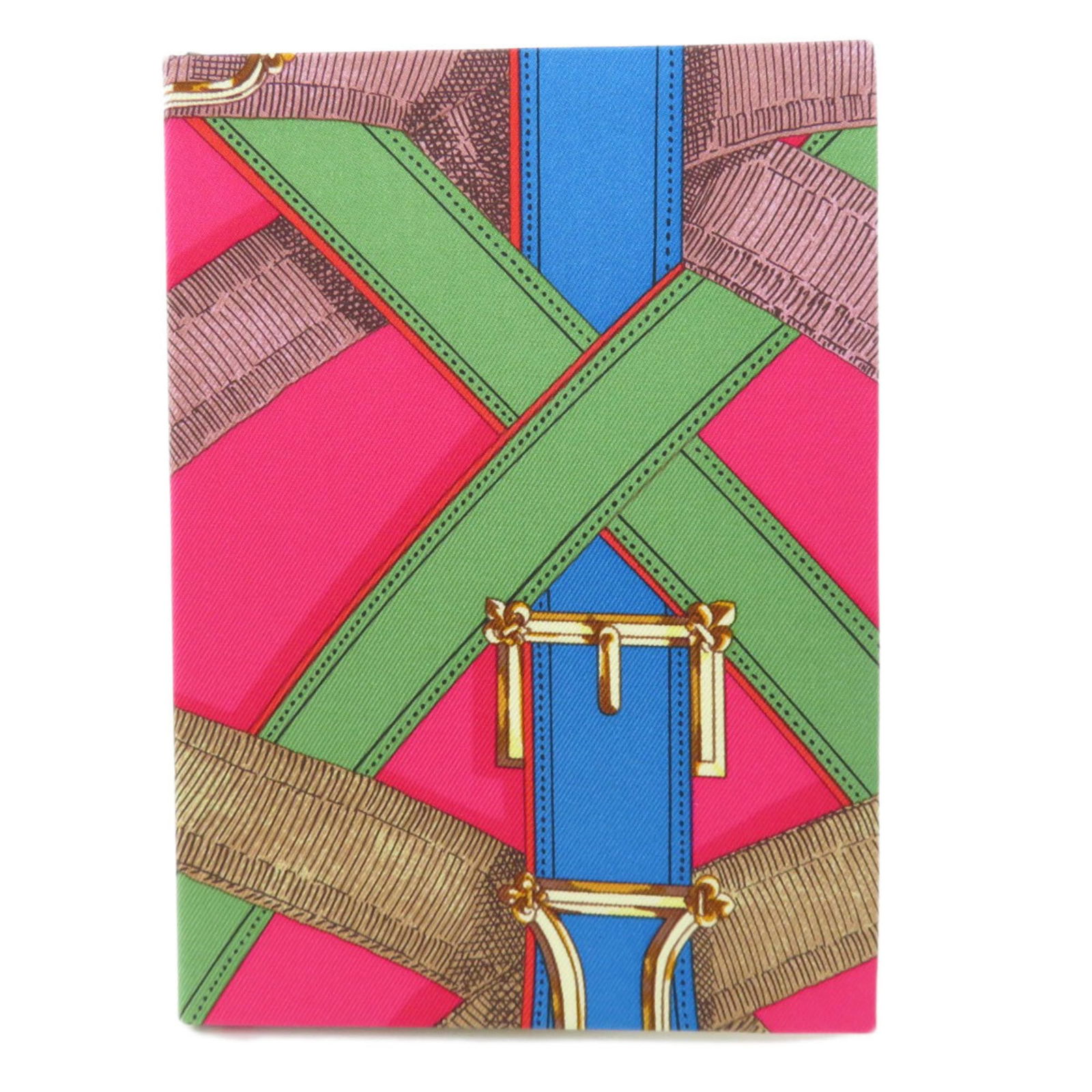 Hermes Belt Design Notebook Cover Canvas Ladies HERMES: Hermes Belt Design Notebook Cover Canvas Ladies HERMES Brand: Hermes Model: Belt design notebook notebook cover Gender: Women Color: Pink Material: Canvas Canvas: Closure: Belt Size (HxWxD): 15cm x 10